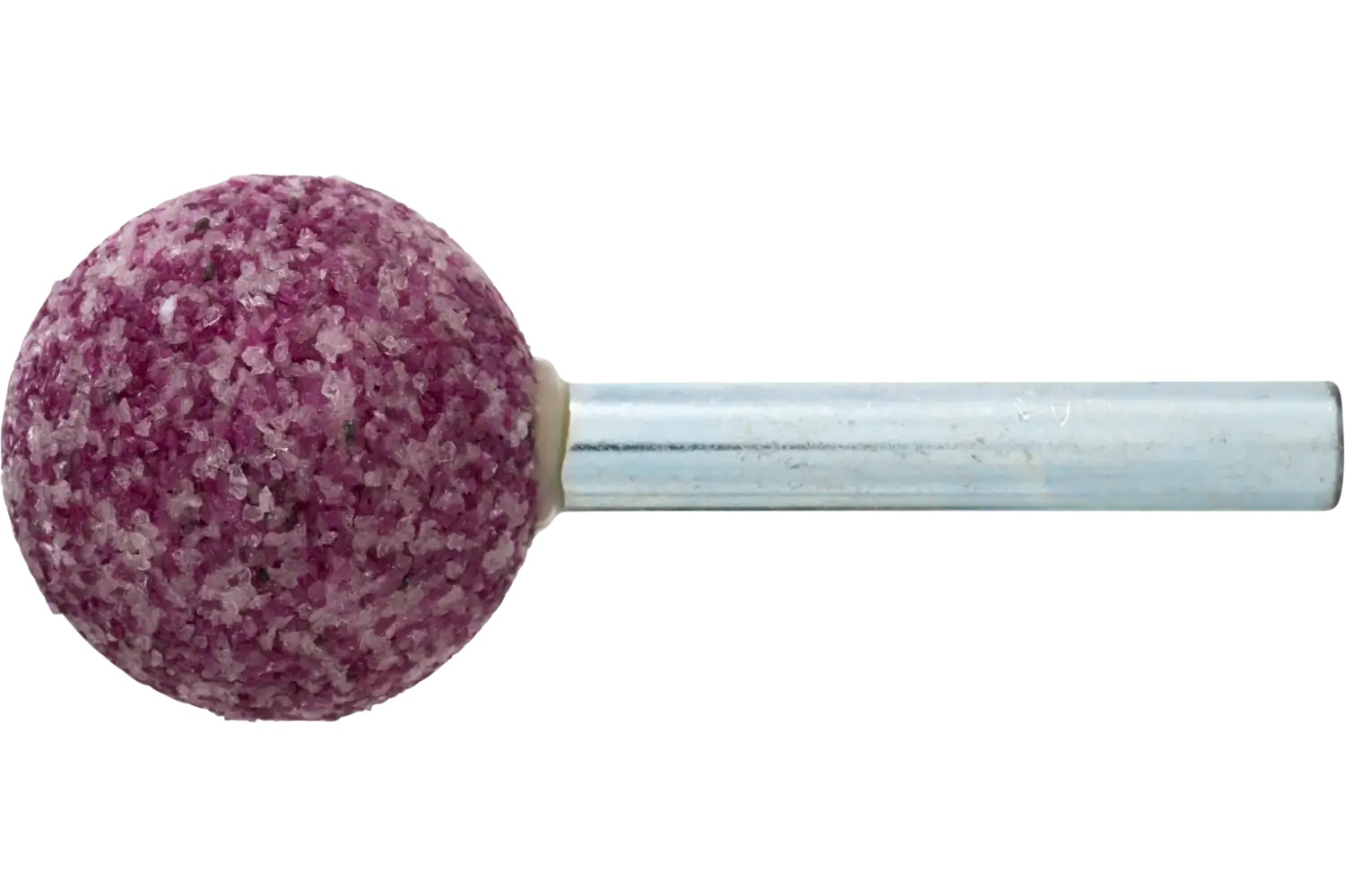 Picture of Pferd Vitrified Mounted Point, Steel, 1" x 1, 30 Grit, A25, Aluminum Oxide, 1/4" Shank